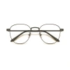 Wholesale of large-framed retro metal glasses for both men and women, plain glasses with myopia frames, 29207 Item Picture